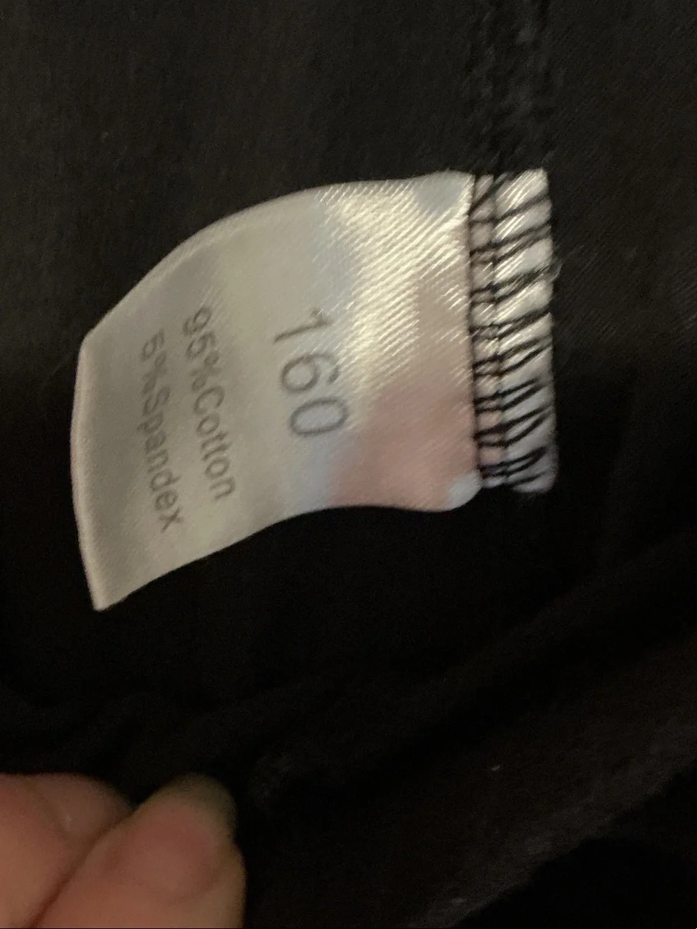 Black Full-Length Stretch Leggings
